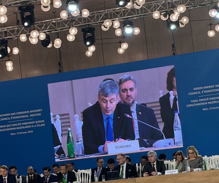 Ministrul Energiei, la Baku: Va fi o zi importantă. Vom stabili cadrul pentru realizarea proiectului cablului submarin de transport de energie electrică prin Marea Neagră