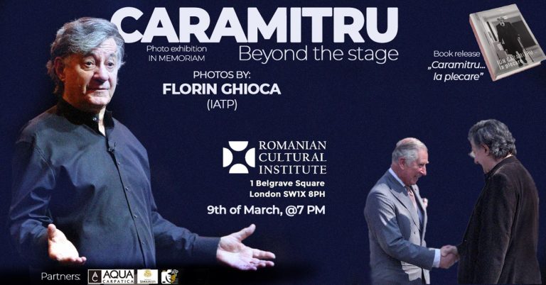 Expoziția “Caramitru – Dincolo de scenă”, la ICR Londra
