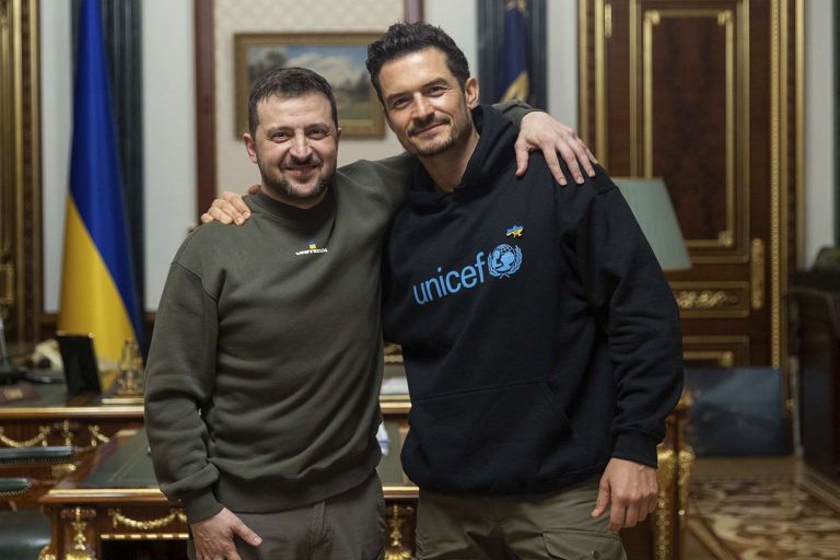 Actorul Orlando Bloom, vizită în Ucraina în calitate de ambasador UNICEF