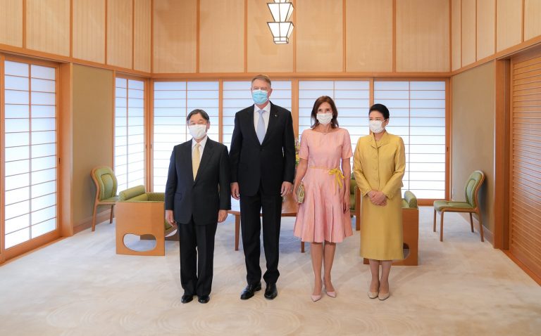 Președintele Iohannis, primit de împăratul Naruhito şi împărăteasa Masako / Întâlnire cu premierul Fumio Kishida