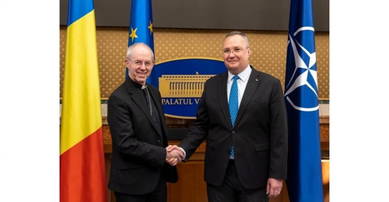 Nicolae Ciucă, întrevedere cu Arhiepiscopul de Canterbury: Agresiunea rusă din Ucraina, refugiaţi şi combaterea traficului de persoane