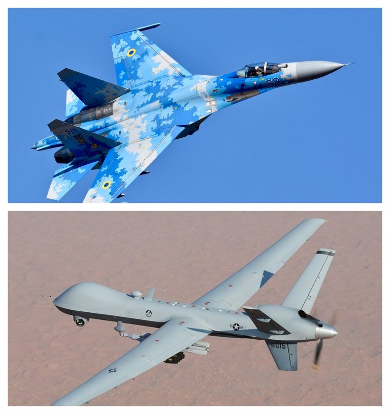 Russian aircraft collides into US unmanned system in international waters