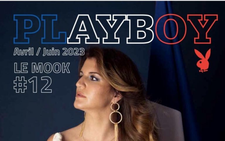FOTO | Marlene Schiappa, ministrul afacerilor sociale din Franța, a pozat pentru coperta Playboy. Emmanuel Macron a acordat un interviu revistei Pif Gadget