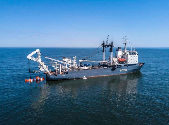 Armata daneză: O navă rusă, SS-750, dotată cu un minisubmarin, reperată în sector înaintea sabotării gazoductelor Nord Stream
