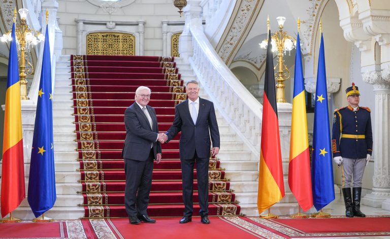 VIDEO | Preşedintele Germaniei, primit la Palatul Cotroceni de Klaus Iohannis: Locul României este în Schengen