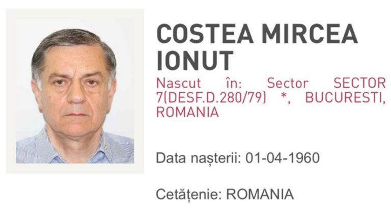 Mircea Ionuţ Costea, cumnatul lui Geoană, dat în urmărire de Poliţia Română, după ce nu a fost găsit la domiciliu pentru a fi dus în penitenciar