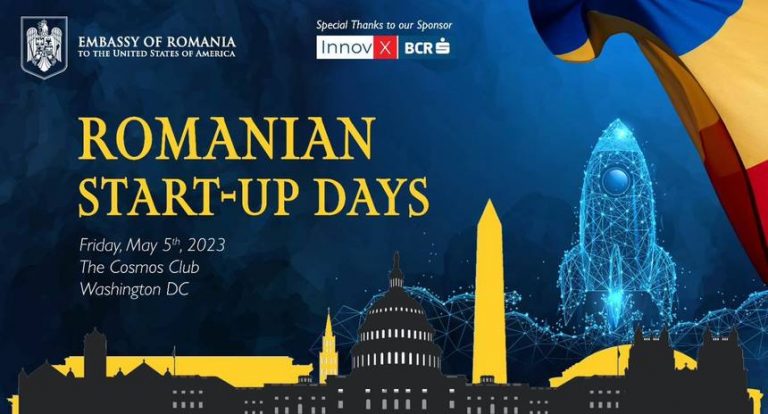 40 de start-up-uri şi companii inovatoare româneşti vin la Romanian Start-Up Days, un eveniment organizat la Washington de Ambasada României în SUA