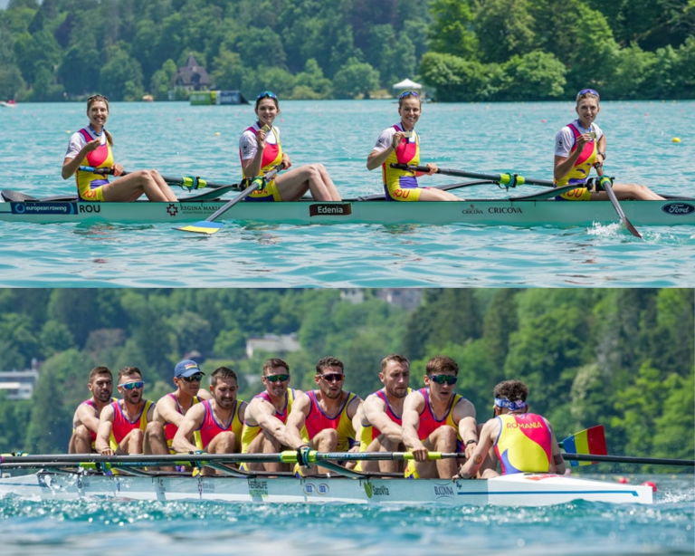 O medalie de aur și una de argint pentru România la Campionatul European de Canotaj