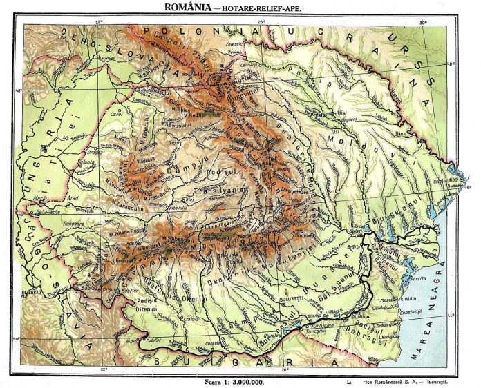 Harta România Mare