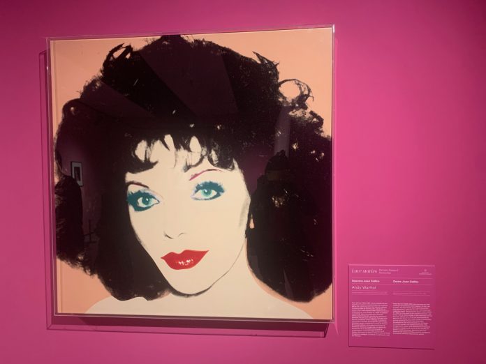 IMG_1058 Joan Collins by Andy Warhol at the Love Stories exhibition, Bucharest