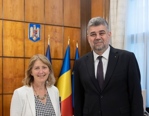 Premierul Marcel Ciolacu a discutat cu ambasadoarea SUA la Bucureşti despre programul Visa Waiver, aderarea României la OCDE şi combaterea traficului de persoane