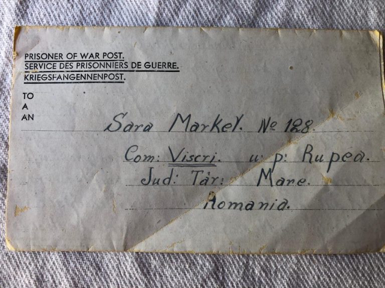 Letter from Romanian prisoner of war to his wife arrives after 76 years
