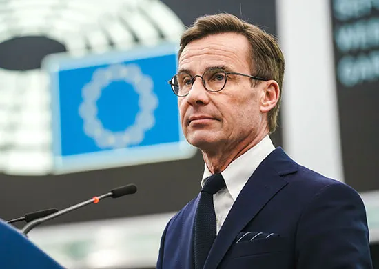 Prim-ministrul Ulf Kristersson, pregătit pentru desfăşurarea de arme nucleare în Suedia pe timp de război