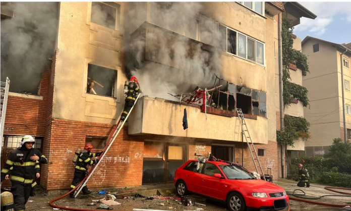 Explozie bloc Sibiu