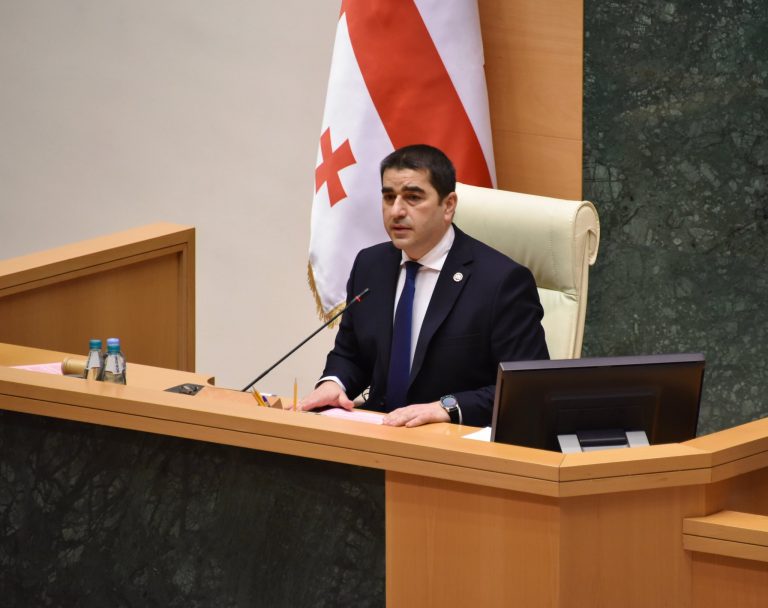 Preşedintele Parlamentului Georgiei, în vizită la Bucureşti