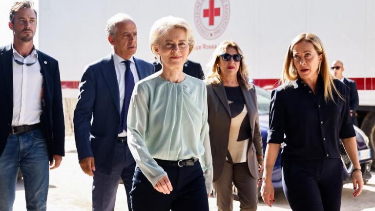 Meloni şi Von der Leyen, apel la solidaritatea europenilor în privinţa migraţiei