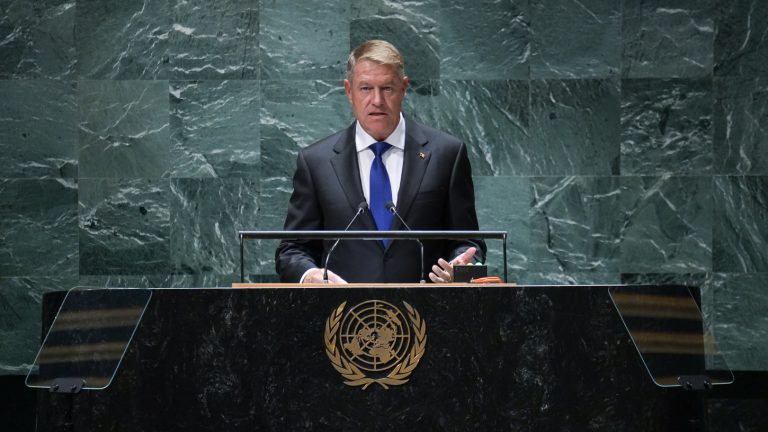 Klaus Iohannis, la ONU: România sprijină pe deplin Iniţiativa de Pace a Preşedintelui Zelenski, este singura abordare care poate asigura o pace justă şi durabilă