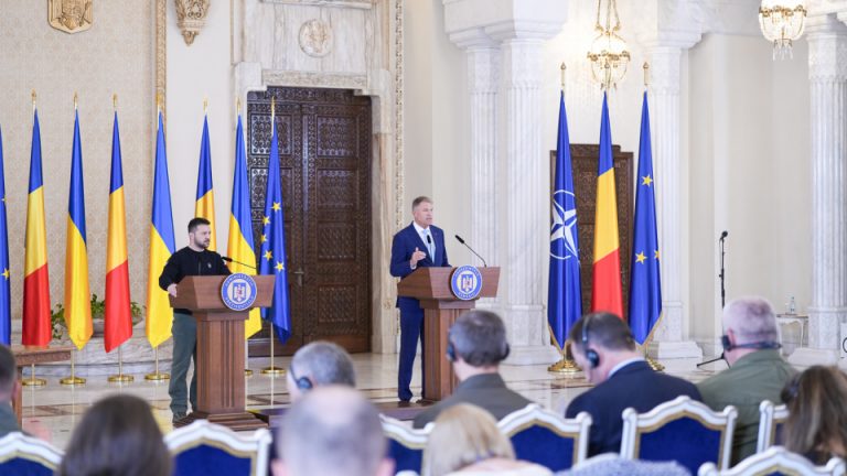 VIDEO | Iohannis: Ne dorim ca minoritatea română din Ucraina şi cea ucraineană din România să aibă drepturi similare
