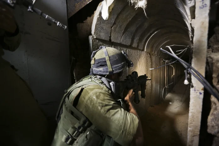 Soldat israelian tunel Gaza