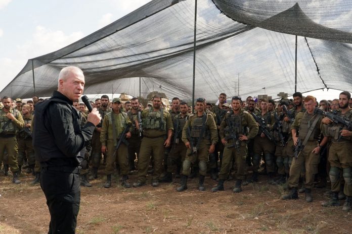 Yoav Gallant trupe israeliene