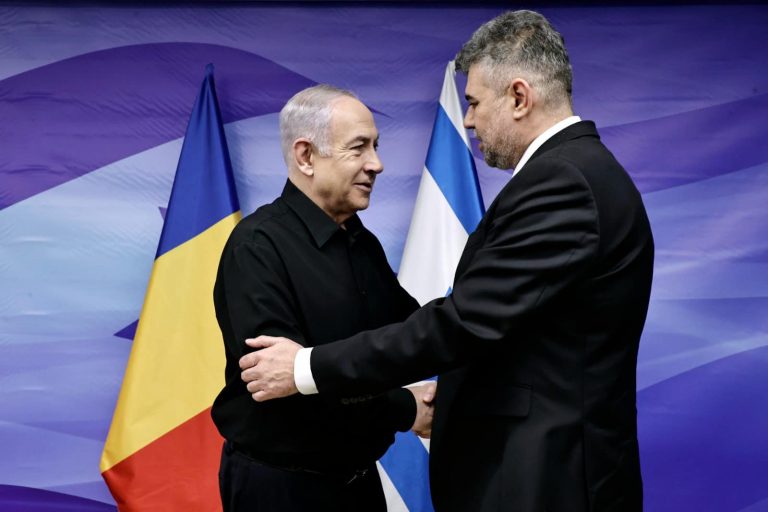 Netanyahu meets with Romania PM Ciolacu, first world leader to visit Israel since start of war