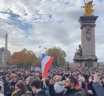 Peste 100.000 de persoane au participat la marșul împotriva antisemitismului din Franța