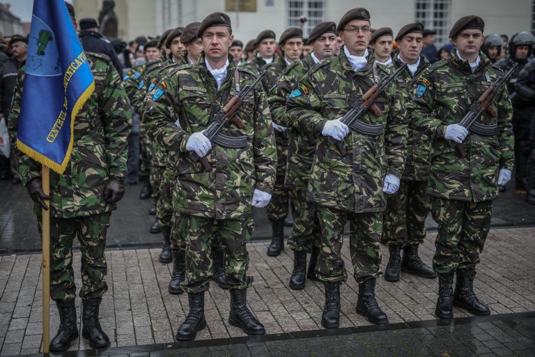 Peste 1.000 de militari, inclusiv polonezi şi francezi, la parada de Ziua Națională de la Alba Iulia