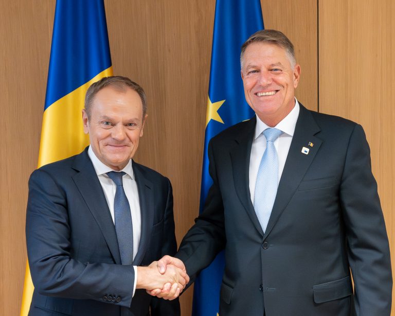 Preşedintele Iohannis, întâlnire cu premierul polonez Donald Tusk la Bruxelles