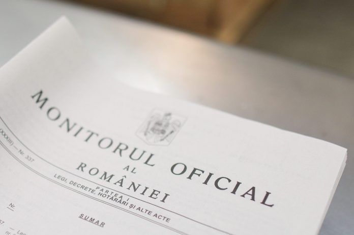 Decizia privind înfiinţarea Comitetului pentru revizuirea legislaţiei din Justiţie, publicată în Monitorul Oficial