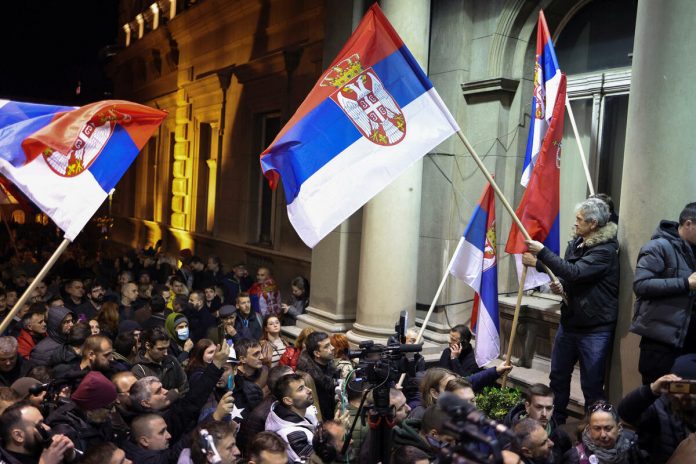 Proteste la Belgrad