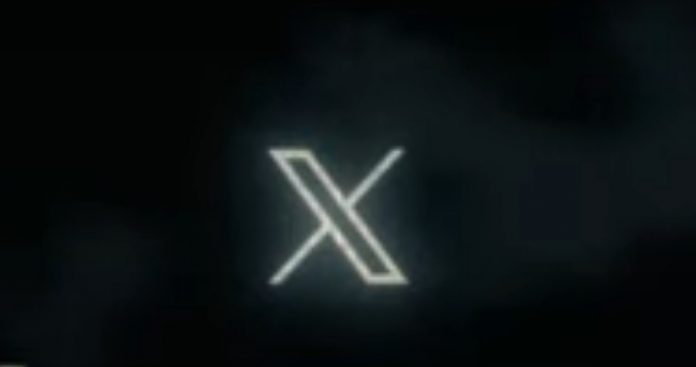 Retea socializare X logo