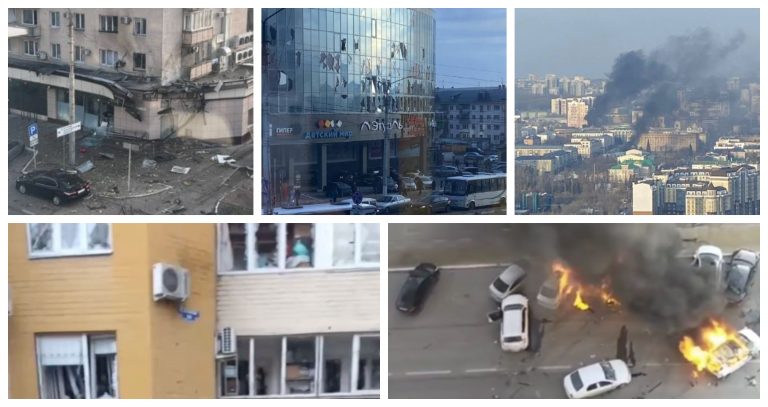 Centrul orașului Belgorod, bombardat. Una dintre cele mai grele lovituri date rușilor. Presa de la Kiev vorbește de un răspuns la masivul atac cu rachete asupra civililor din Ucraina