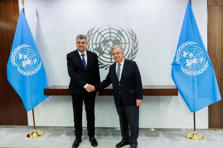Premierul Ciolacu, la ONU: România iubeşte pacea şi aspiră la soluţionarea divergenţelor între ţări pe calea dialogului şi negocierii