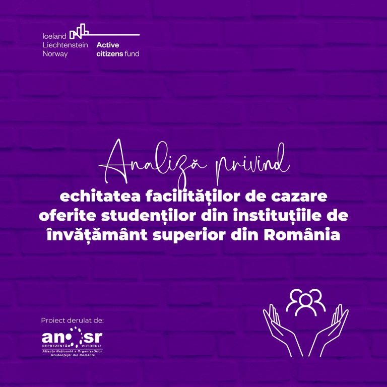 ANOSR: Doar şase universităţi au camere cu grup sanitar propriu în toate căminele
