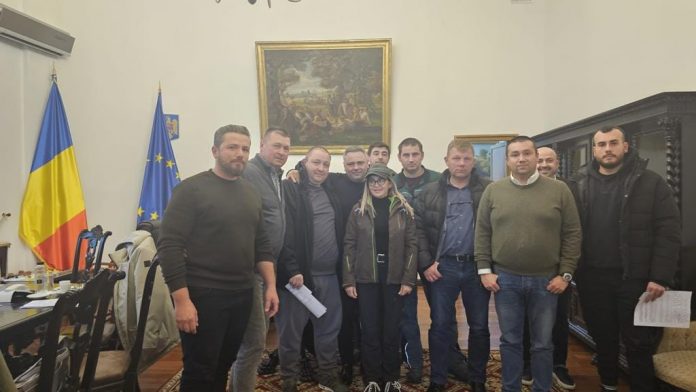 Florin Barbu, întîlnire cu protestatarii