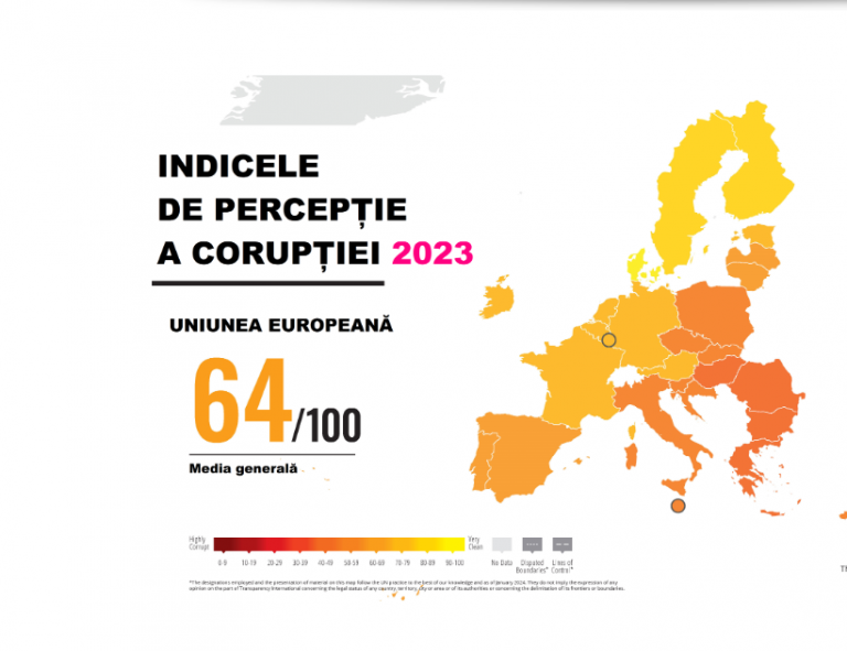 Transparency International: România rămâne una dintre cele mai corupte țări din UE