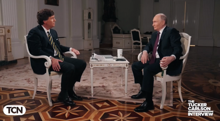 VIDEO | Principalele afirmații făcute de Putin la Tucker Carlson
