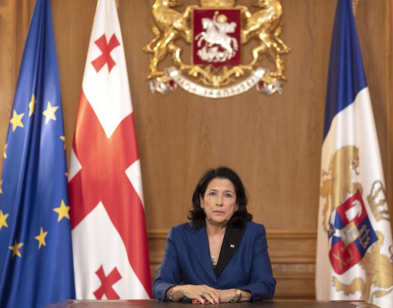 Preşedinta Georgiei se opune ideii unei baze militare ruse în regiunea separatistă Abhazia