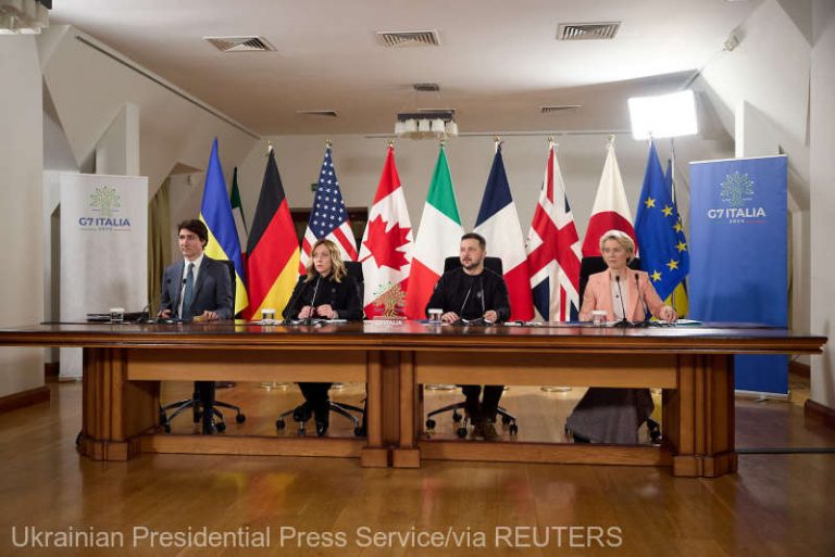 G7: „Vom continua să facem să crească costul războiului rus”