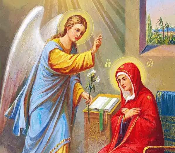 Buna Vestire, ziua în care Arhanghelul Gavriil i-a vestit Fecioarei Maria că îl va naşte pe Hristos