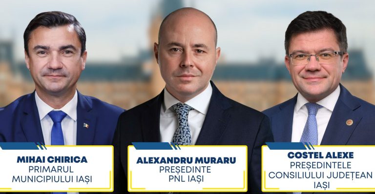 PNL Iași: Conducerea partidului a validat candidaturile lui Alexandru Muraru la europarlamentare, a lui Costel Alexe la CJ Iași și a lui Mihai Chirica la primăria municipiului