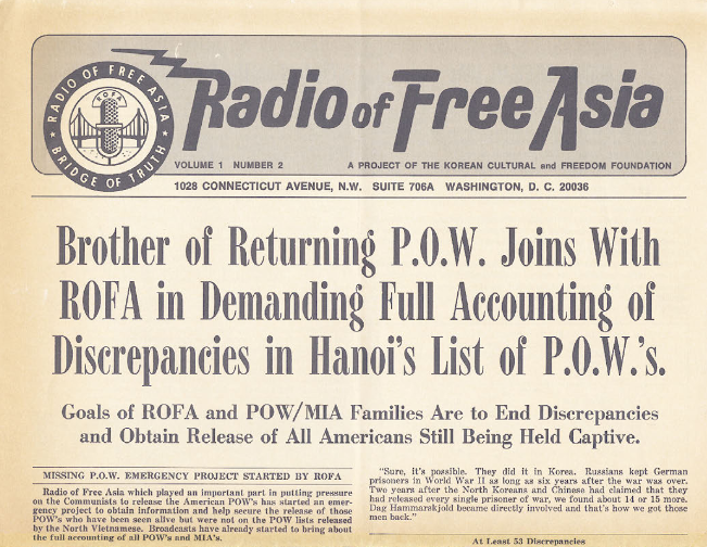 Postul american Radio Free Asia şi-a închis biroul din Hong Kong