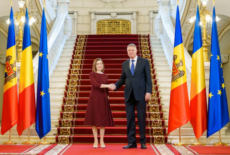 Iohannis, întâlnire cu Maia Sandu la Cotroceni: Este esențial ca în Europa să câștige din nou democrația