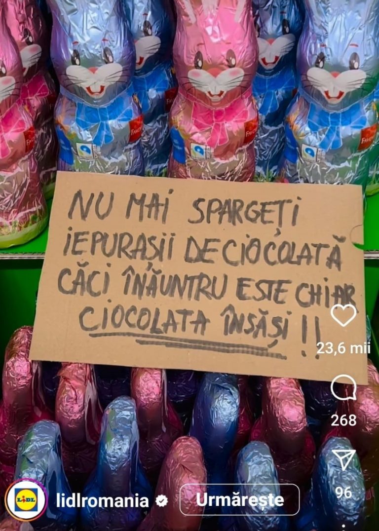 Mesajul Lidl şi Heidi, după ce au apărut clipuri pe Tik Tok despre existenţa banilor în figurinele de Paşte