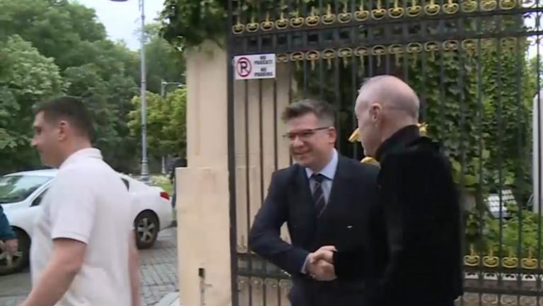 George Simion și Mihail Neamțu, în vizită la Becali ca să-i ceară 500.000 de euro pentru campania la europarlamentare. Ce răspuns a dat finanțatorul FCSB