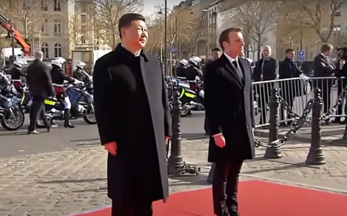 Xi Jinping Emmanuel Macron