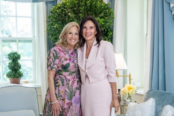 jill biden carmen iohannis