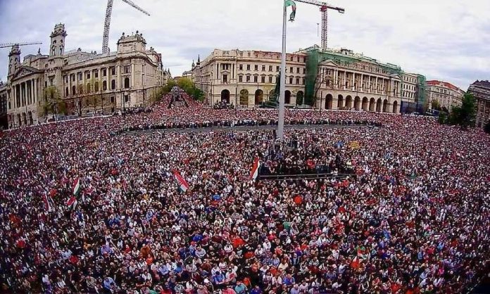 proteste ungaria budapesta