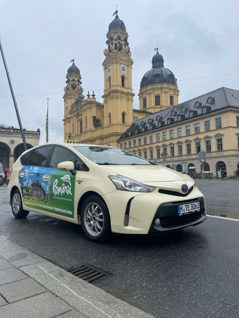 Romania to promote itself as hot tourism destination on German taxis at EURO 2024
