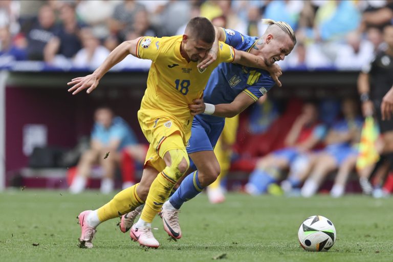 Romania scores historic 3-0 win over Ukraine in Euros